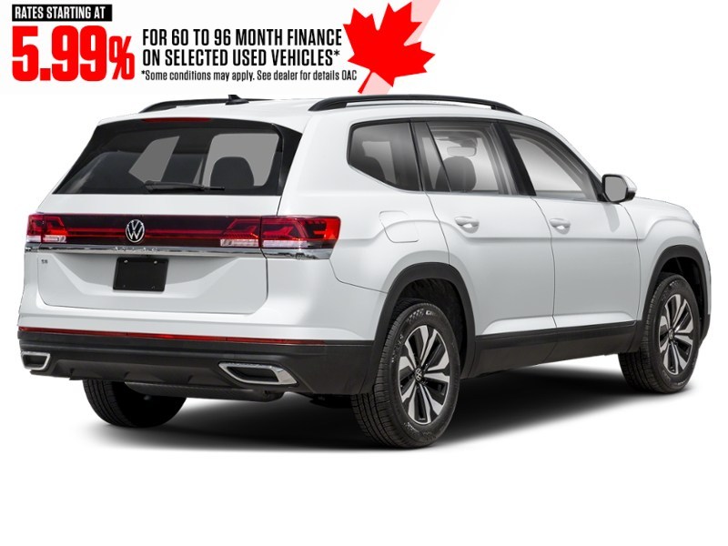 2025 Volkswagen Atlas Comfortline 2.0 TSI 4MOTION Pure White  Shot 6
