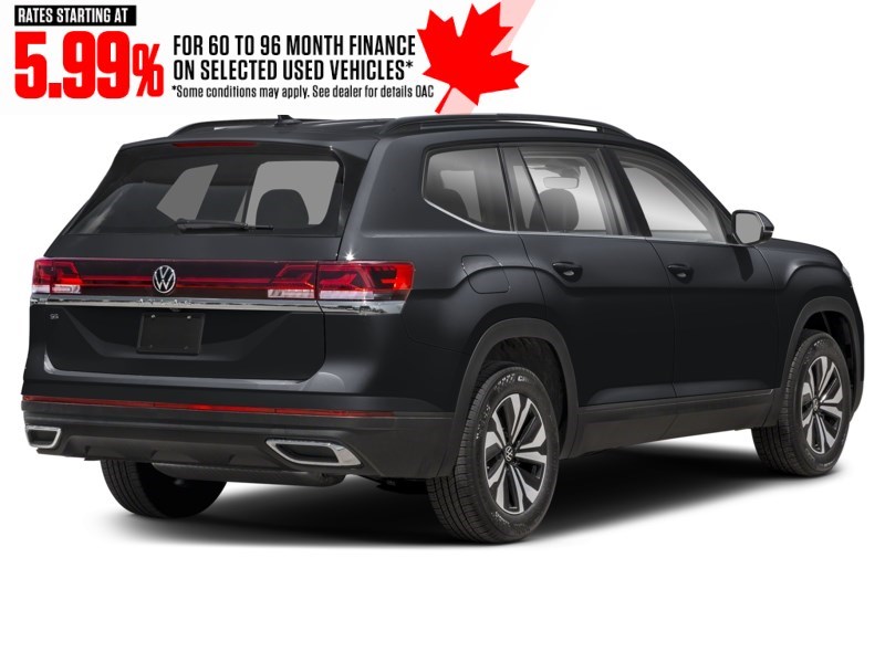 2024 Volkswagen Atlas Comfortline 2.0 TSI 4MOTION Deep Black Pearl  Shot 8