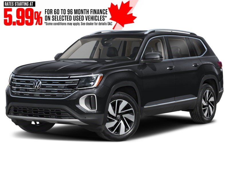 2024 Volkswagen Atlas Highline 2.0 TSI 4MOTION Deep Black Pearl  Shot 1