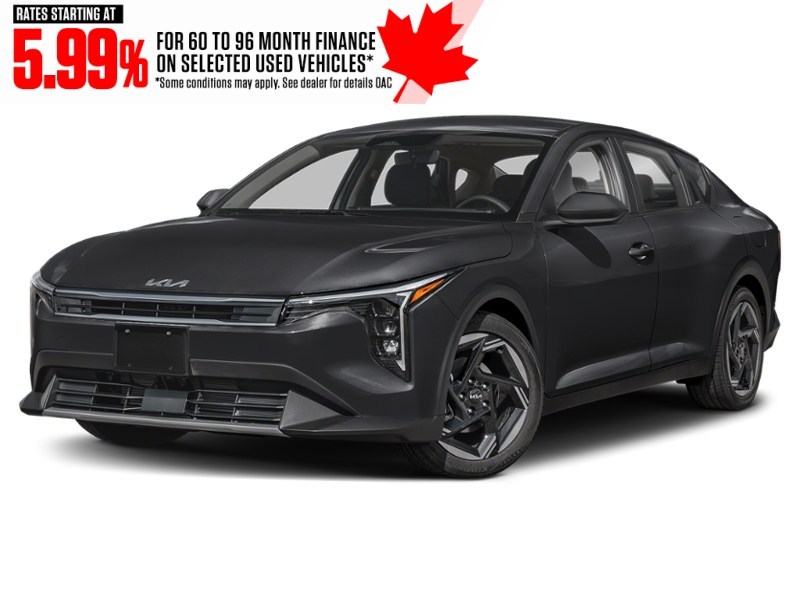 2025 Kia K4 EX FWD Aurora Black  Shot 1