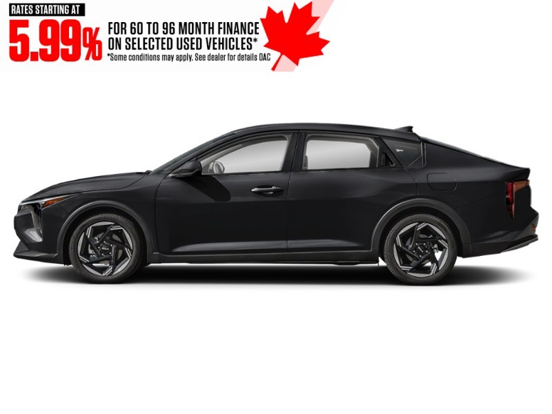 2025 Kia K4 EX FWD Aurora Black  Shot 3