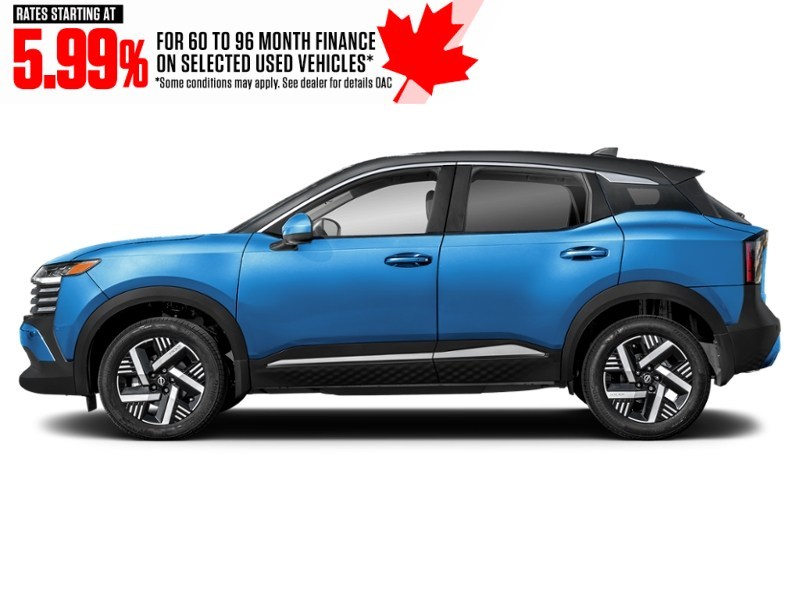 2026 Nissan Kicks SV AWD Artic Ice Blue Metallic/Super Black  Shot 11