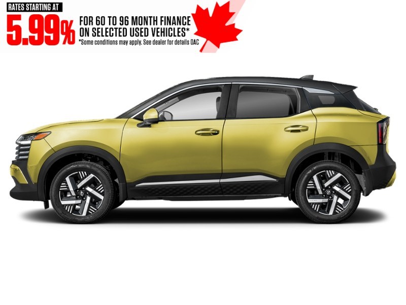 2026 Nissan Kicks SV AWD Yuzu Yellow Metallic/Super Black  Shot 15