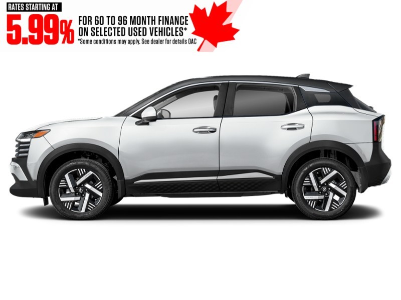 2026 Nissan Kicks SV AWD Aspen White TriCoat/Super Black  Shot 21