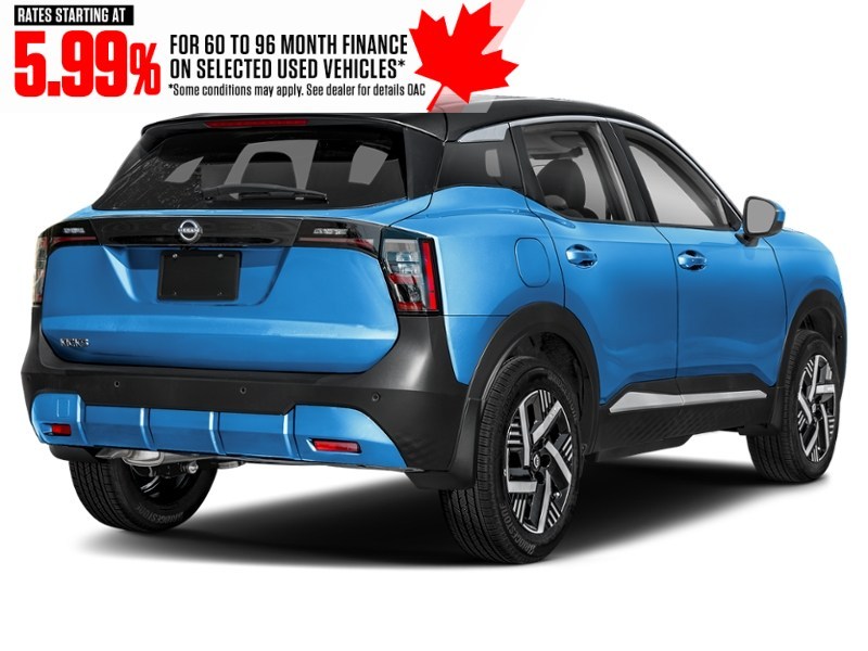 2026 Nissan Kicks SV AWD Artic Ice Blue Metallic/Super Black  Shot 12