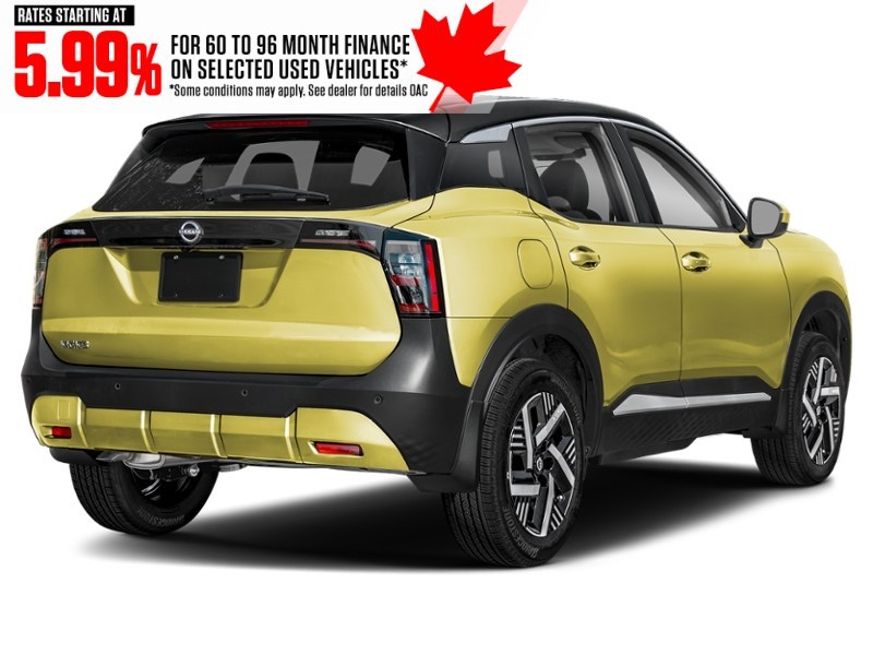 2026 Nissan Kicks SV AWD Yuzu Yellow Metallic/Super Black  Shot 14