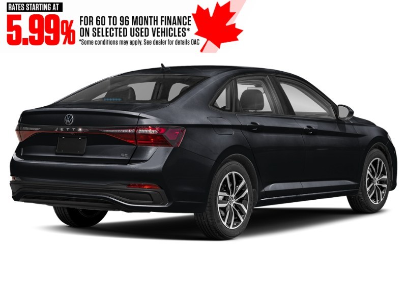 2026 Volkswagen Jetta Comfortline Auto Deep Black Pearl  Shot 2