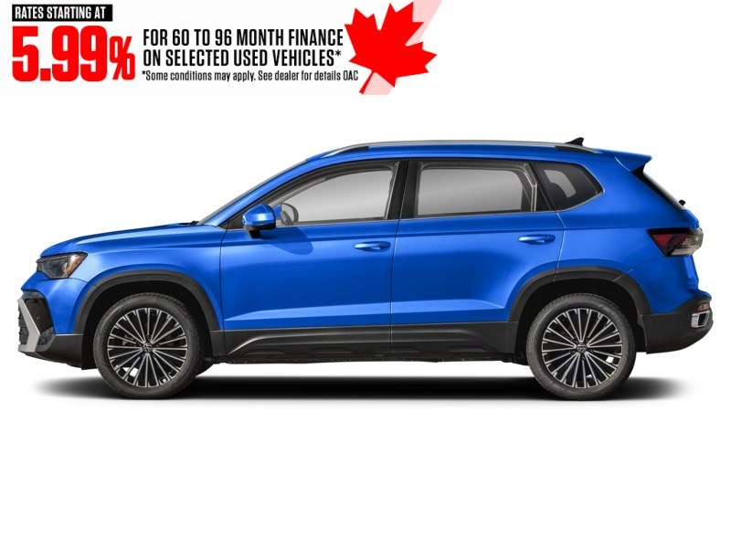 2026 Volkswagen Taos Comfortline 4MOTION Cornflower Blue  Shot 5