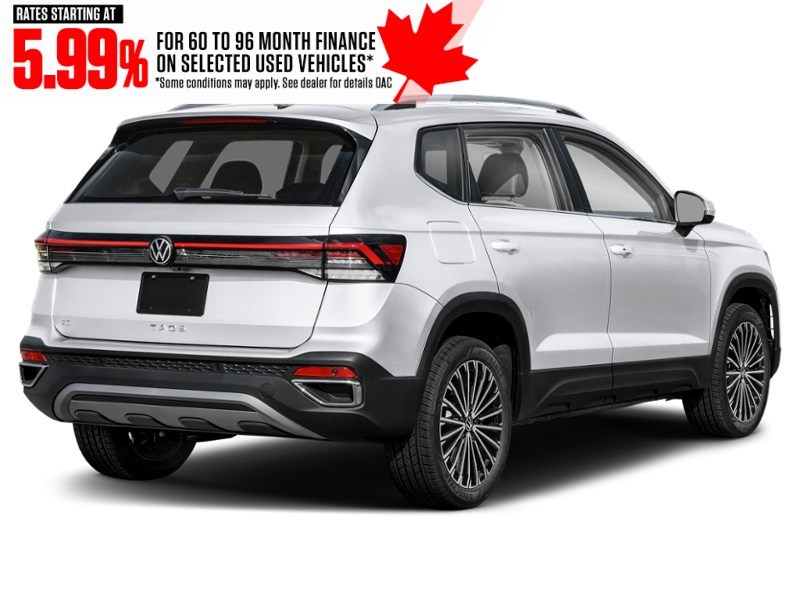 2026 Volkswagen Taos Comfortline 4MOTION Pure White  Shot 6