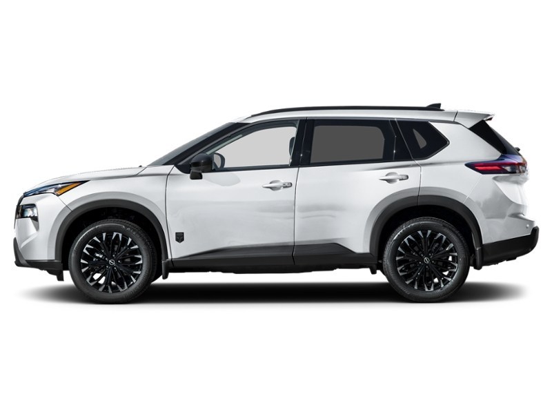 2025 Nissan Rogue AWD Midnight Edition Everest White Tricoat Pearl  Shot 12