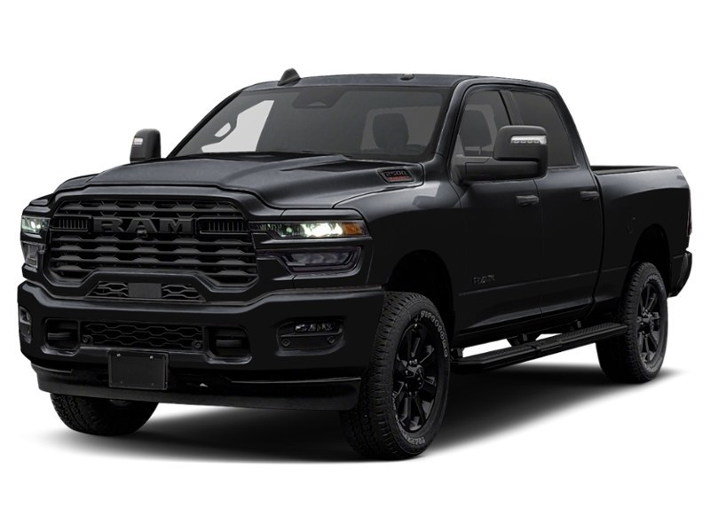 2026 RAM 2500 Big Horn 4x4 Crew Cab 6'4" Box Black  Shot 3